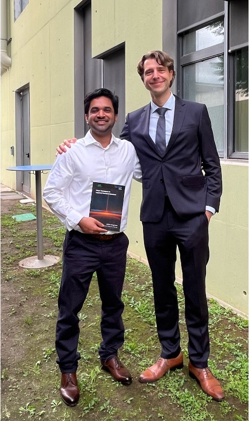 Sebin successfully defends his PhD thesis; obtains cum laude
