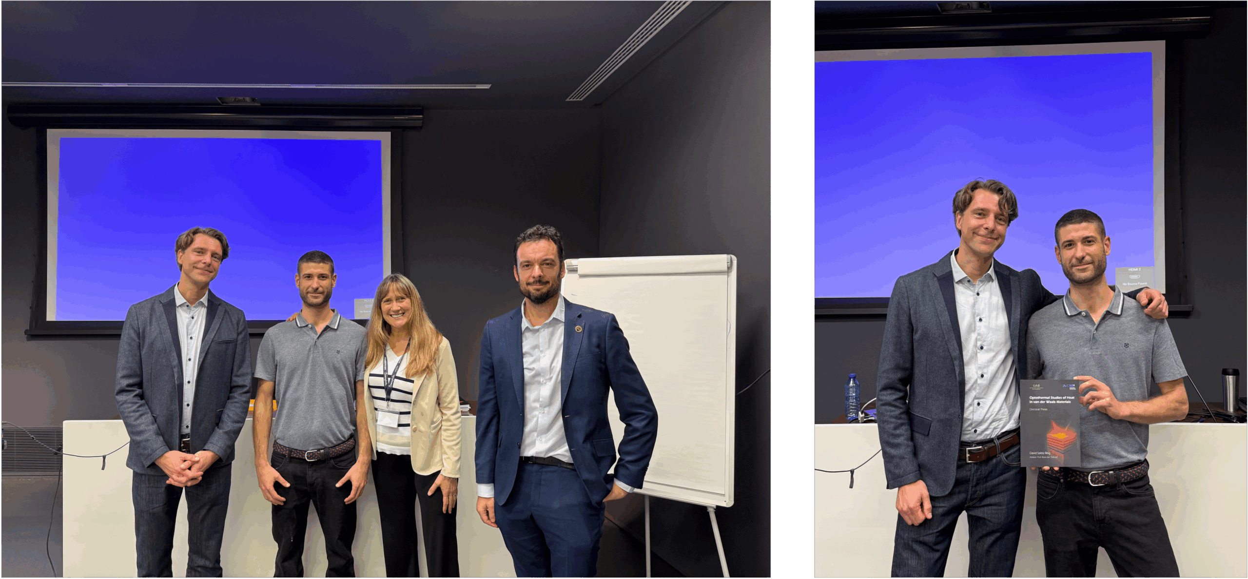 David successfully defends his PhD thesis at ICN2; obtains cum laude